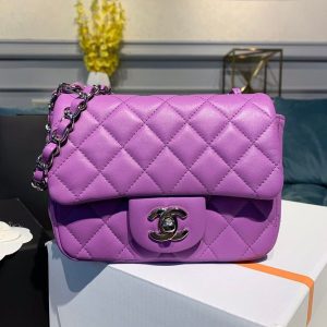 12 consider chanel mini flap bag purple for women womens bags shoulder and crossbody bags 67in17cm a35200 9988