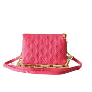 4 louis vuitton coussin bb grain fluo pink for women womens bags shoulder and crossbody bags 83in21cm lv m20750 9988