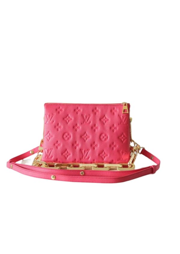 4 louis vuitton coussin bb grain fluo pink for women womens bags shoulder and crossbody bags 83in21cm lv m20750 9988