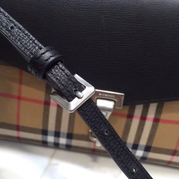 2 burberry small vintage check and crossbody bag black for women womens bags 9in24cm 9988
