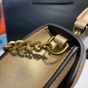 Canopus studded bucket bag Black