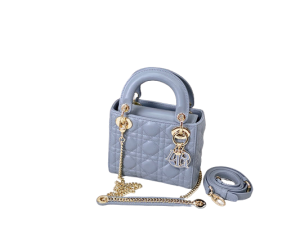 4-Christian Dior Mini Lady Dior Bag Blue For Women 6.5In17cm Cd M0505sloi   9988