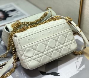 2-Christian Dior Small Dior Caro Bag White For Women Womens Handbags Shoulder Bags Crossbody Bags 20Cm Cd M9241uwhc_M35u   9988
