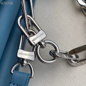 1 louis vuitton coussin pm monogram embossed puffy light blue for women womens handbags shoulder and crossbody bags 102in26cm lv 9988