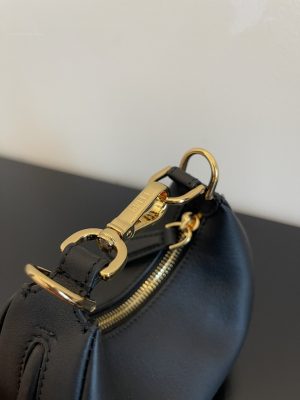 1-Fendi Nano Fendigraphy Black For Women Womens Handbags 6.7In17cm Ff 8Br798a5dyf1hej   9988