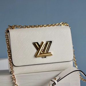 4 louis vuitton twist epi white for women womens handbags shoulder and crossbody bags 9in23cm lv 9988