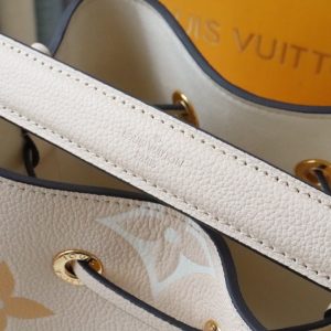 1 louis vuitton neonoe bb bucket bag monogram empreinte creamsaffron for women womens bags shoulder bags 79in20cm lv m45716 9988