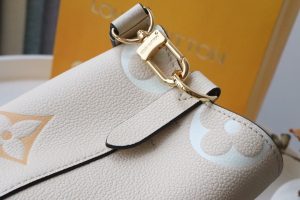 4-Louis Vuitton Neonoe Bb Bucket Bag Monogram Empreinte Creamsaffron For Women Womens Bags Shoulder Bags 7.9In20cm Lv M45716   9988