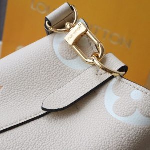 4 louis vuitton neonoe bb bucket bag monogram empreinte creamsaffron for women womens bags shoulder bags 79in20cm lv m45716 9988