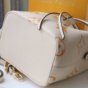 6 louis vuitton neonoe bb bucket bag monogram empreinte creamsaffron for women womens bags shoulder bags 79in20cm lv m45716 9988