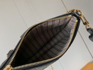 1 louis vuitton easy pouch on strap monogram empreinte black for women womens handbags shoulder bags and crossbody bags 75in19cm lv m80349 9988