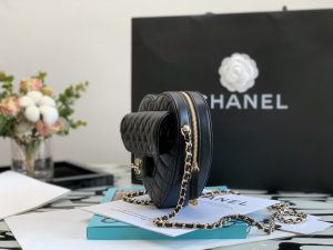 1-Chanel Mini Heart Bag Black For Women 7In18cm As3191 B07958 94305   9988
