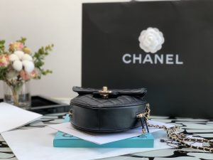 3-Chanel Mini Heart Bag Black For Women 7In18cm As3191 B07958 94305   9988
