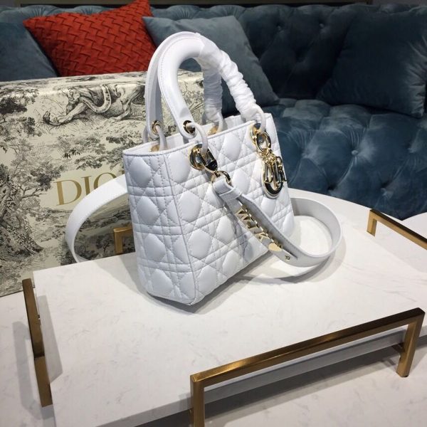 6 christian dior small lady dior my abcdior bag latte cannage white for women 20cm8in cd m0538ocal m030 9988