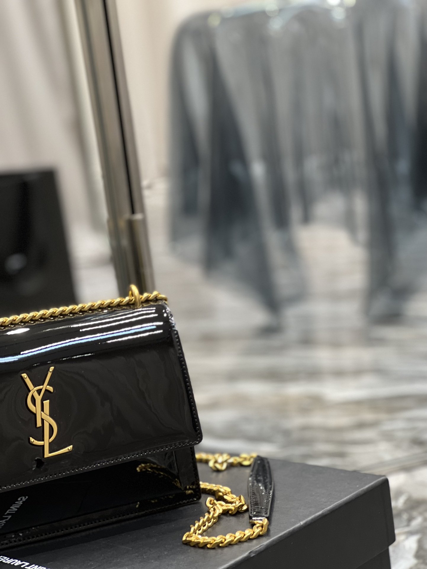 Ysl black crossbody bags sale