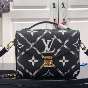 4 louis vuitton pochette metis monogram empreinte black for spring womens handbags shoulder and crossbody bags 98in25cm lv m46028 9988