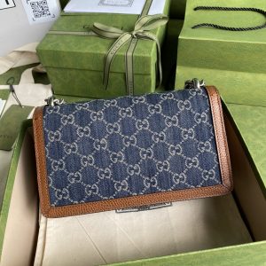 2-Gucci crochet Dionysus Small Shoulder Bag Dark Blue And Ivory Eco Washed Organic Gg Jacquard Deni For Women 11In28cm 400249 2Kqfn 4483   9988