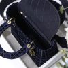 christian dior medium lady dlite bag blue for women 95in24cm cd m0565oroc 9988 1