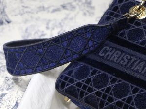 2 christian dior medium lady dlite bag blue for women 95in24cm cd m0565oroc 9988 1