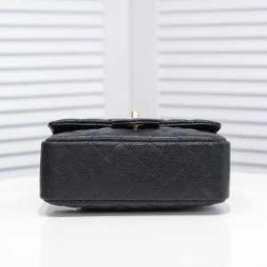 1-Chanel Mini Flap Bag Black For Women 7.8In20cm A69900   9988