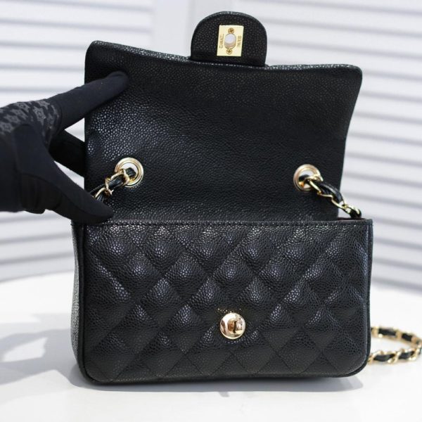 6 Colour chanel mini flap bag black for women 78in20cm a69900 9988