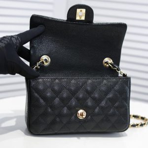 13 Colour chanel mini flap bag black for women 78in20cm a69900 9988