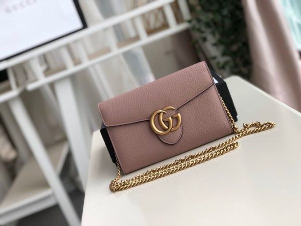 4 gucci gg marmont mini chain bag pink for women 79in20cm gg 9988