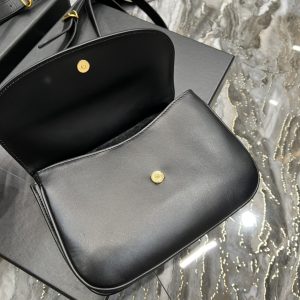 1 saint laurent charlie medium shoudler bag black for women 91in23cm ysl 6867422r20w1000 9988
