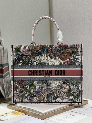 1 christian dior large dior book tote multicolor dior constellation embroidery multicolor for women womens handbags shoulder bags 42cm cd 9988