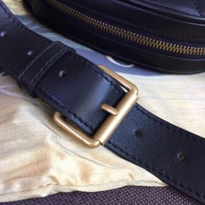 1 gucci gg marmont belt bag black for women 7in18cm gg 476434 9988
