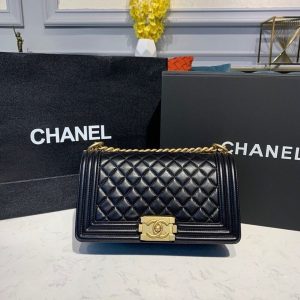 4 house chanel boy handbag gold toned hardware black for women womens bags shoulder and crossbody bags 98in25cm a67086 9988