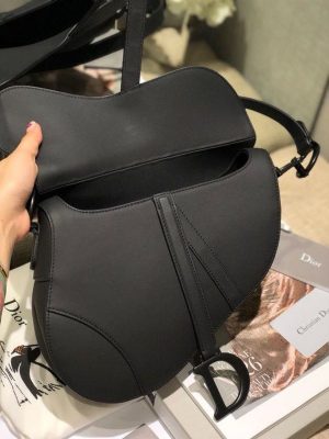 1 christian dior saddle bag black for women 10in26cm cd m0446sllo m989 9988