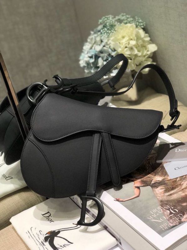 11 christian dior saddle bag black for women 10in26cm cd m0446sllo m989 9988