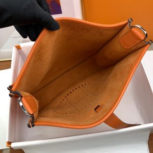 14 jaipur hermes evelyne iii 29 bag orange with silvertoned hardware for women womens shoulder and crossbody bags 114in29cm h056277cc9j 9988