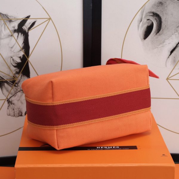 6 hermes bride a brac case orange bag for women womens handbags shoulder bags 98in25cm 9988
