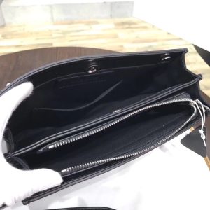 8 balenciaga satin crossbody shoulder bag in black for women womens bags 102in26cm 9988
