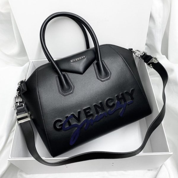 2 givenchy antigona bag black for women womens handbags shoulder bags 13in33cm gvc 9988