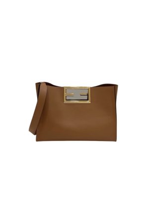 4 fendi way large brown bag for woman 40cm157in 9988