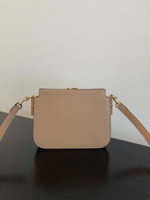 1 fendi touch beige bag for woman 19cm75in 9988