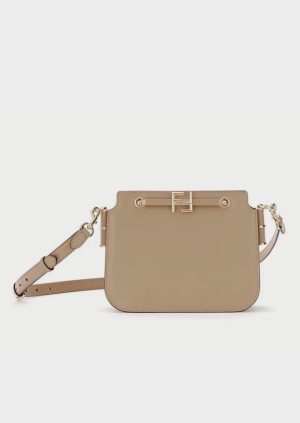 4 fendi touch beige bag for woman 19cm75in 9988