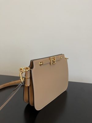 14 fendi touch beige bag for woman 19cm75in 9988
