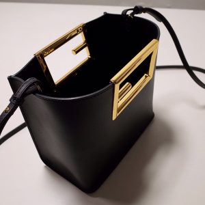 1 fendi way small black bag for woman 20cm8in 8bs054aaiwf0kur 9988