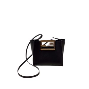 4 fendi way small black bag for woman 20cm8in 8bs054aaiwf0kur 9988