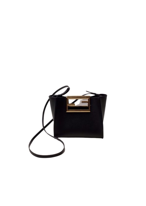 4 fendi way small black bag for woman 20cm8in 8bs054aaiwf0kur 9988