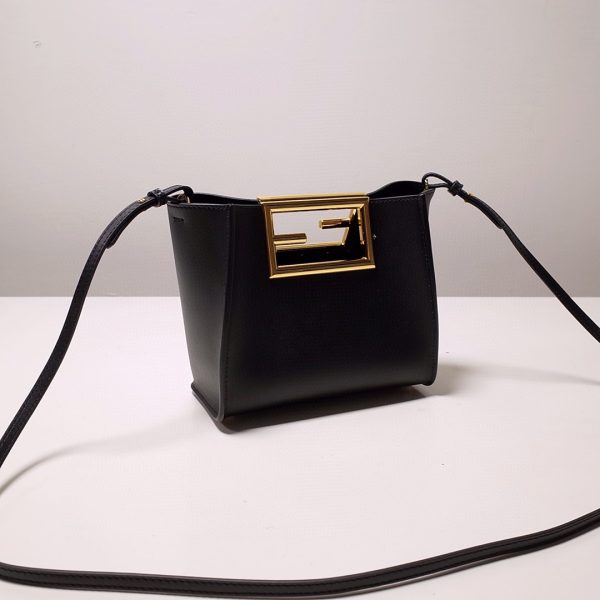 9 fendi way small black bag for woman 20cm8in 8bs054aaiwf0kur 9988