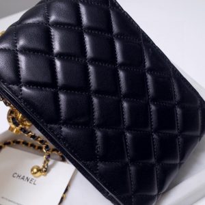 Black Leather Britt Small Hobo Bag