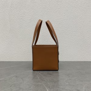 1 celine cube bag cuir triomphe square tan for women 6in15cm 9988
