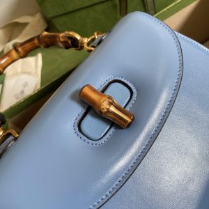 12 gucci bamboo 1947 small top handle bag blue for women 83in21cm gg 675797 10odt 4371 9988