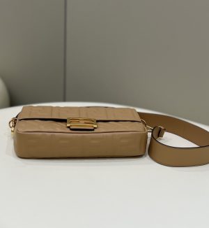 1 fendi print baguette brown for women womens handbags shoulder and crossbody bags 106in27cm ff 8br600 9988