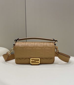 2-Fendi Baguette Brown For Women Womens Handbags Shoulder And Crossbody Bags 10.6In27cm Ff 8Br600   9988